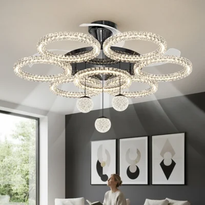 New Style Fan Lamp For Living Room - Integrated Electric Fan