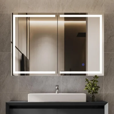 Lighted Medicine Cabinet with Mirror,