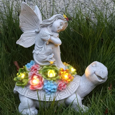 Solar Garden Outdoor Statues Lights