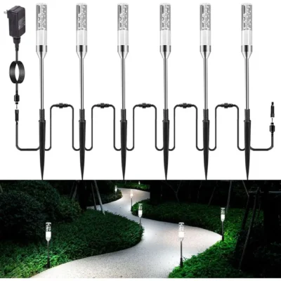 way Lights Outdoor,12V Low age Landse Lighting, 6 Pack