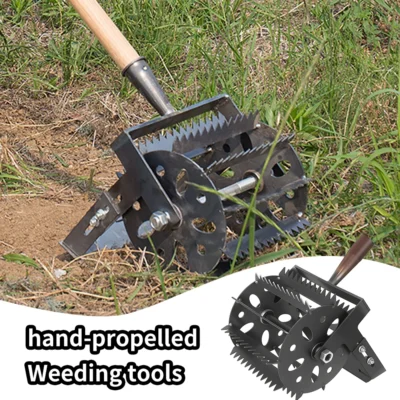 Hand Push Hoe Wheeled Weeding